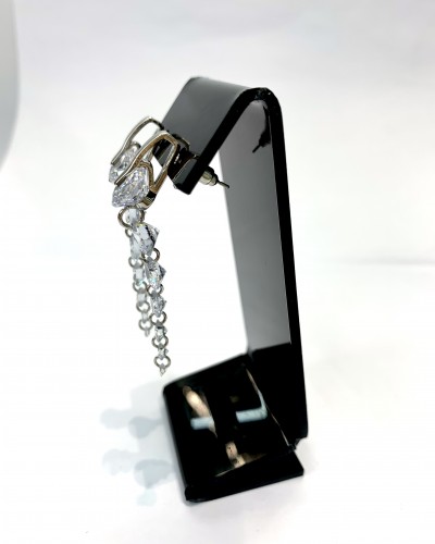 Серьги в серебре "Violette", артикул 3501