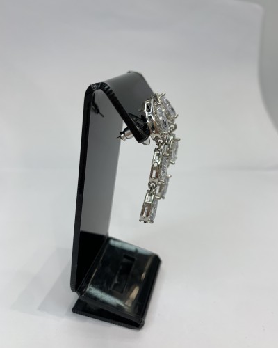 Серьги в серебре "Deluxe", артикул 3502