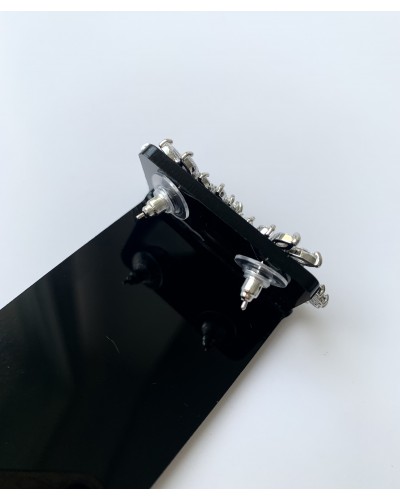 Серьги в серебре "Веточки", артикул 3510