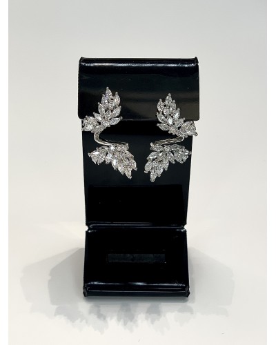 Серьги в серебре "Inverted butterflies", артикул 3530