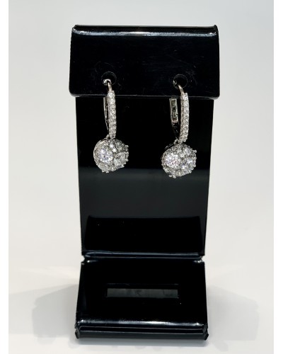 Серьги в серебре "Disco ball", артикул 3533