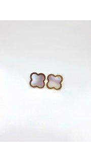 Серьги в золоте "Klever pearl", артикул 3550