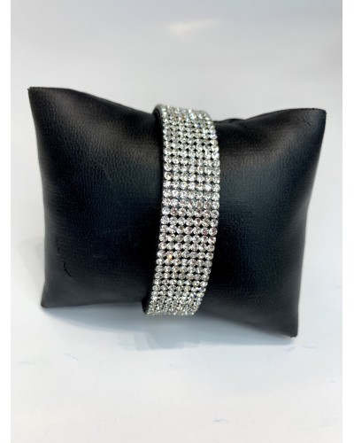 Браслет в серебре "Rhinestones", артикул 3618