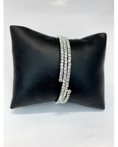 Браслет-пружинка в серебре, артикул 3619