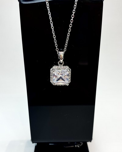 Подвеска в серебре "Кристалл", артикул 3700