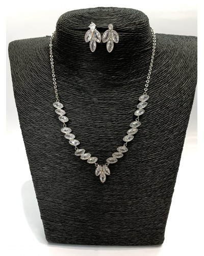 Колье с серьгами "Floral", артикул 3724