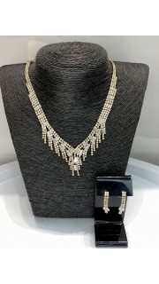 Колье с серьгами "Spark", артикул 3744