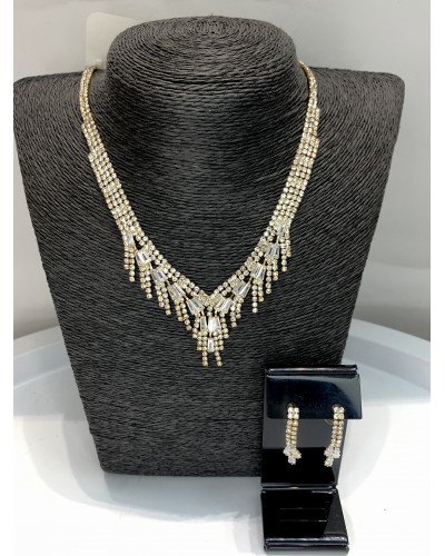 Колье с серьгами "Spark", артикул 3744