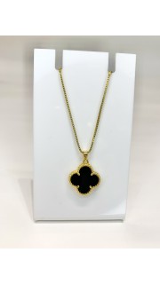 Подвеска в золоте "Black klever", артикул 3766