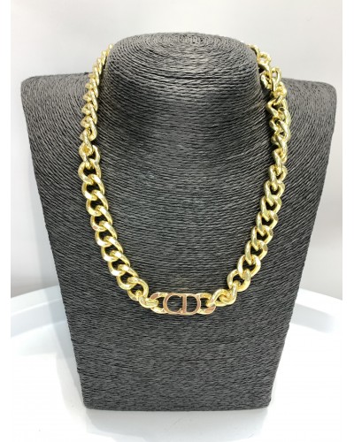 Цепь на шею в золоте "CD", артикул 3776