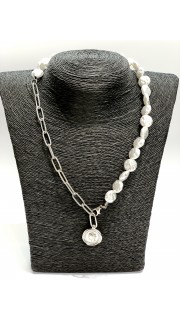 Цепь на шею "Pearl medallion", артикул 3792