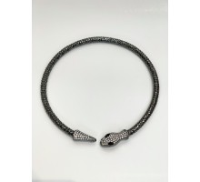 Колье на шею "Snake graphite", артикул 3796
